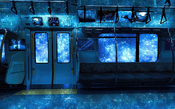 The Train Of Stars And Dreas, train, stars, artist, artwork, digital-art HD wallpaper