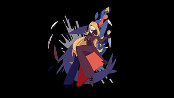 Cynthia Pokmon, Shirona Garchomp, U TV , Gaming character HD wallpaper