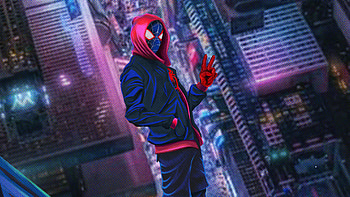 Spider Verse Up , spiderman, superheroes, artist, artwork, digital-art, artstation HD wallpaper