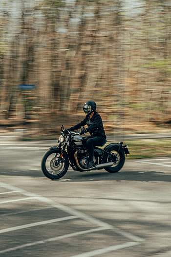 Motorcycles, Motorcyclist, Helmet, Motorcycle, Distortion, Triumph HD phone wallpaper