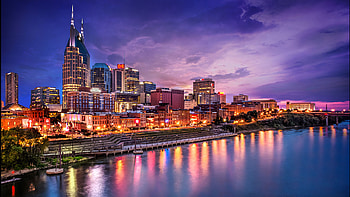 Nashville Skyline, Music city vibes, Group hotel options, Tennessee getaway HD wallpaper