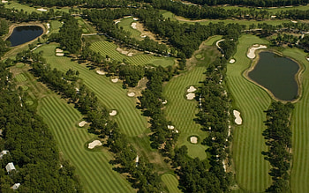 Waterfall sports , Golf course background, Beautiful nature scenes, Sports theme HD wallpaper