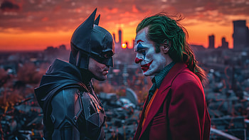 Unbreakable Enemies, the-batman, batman, joker, superheroes, artwork, digital-art HD wallpaper