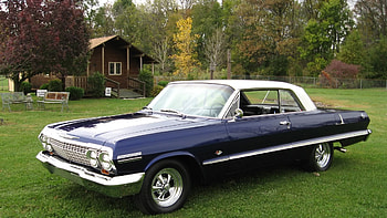 1963 Chevrolet Impala SS Convertible, Chevy, Car, Old-Timer, Convertible, Impala, SS, Chevrolet HD wallpaper