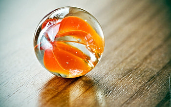 Reflection, Macro, Surface, Form, Glass, Ball HD wallpaper