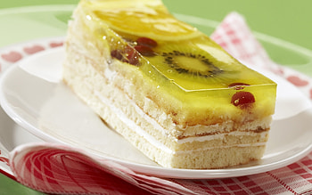 Fruit platter delight, Cake and jelly paradise, Exquisite flavors, Sweet enjoyment HD wallpaper