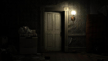 Scary Door - Resident Evil 7: Biohazard HD wallpaper