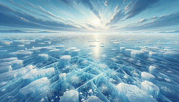 Scenic Arctic Ice Sunset, sea ice, ice, ocean, sky, sunlight HD wallpaper