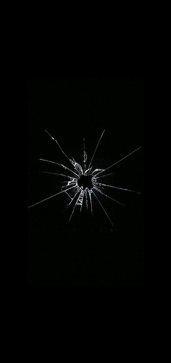 Broken glass, electric blue, art HD phone wallpaper