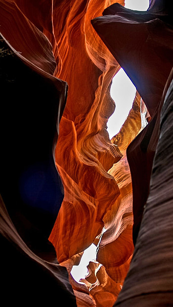 Inside rocks slot, Antelope Canyon wonders, Natural masterpiece, Otherworldly beauty HD phone wallpaper