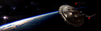 Galaxy class, Star Trek Online, Starship fleet, Science fiction HD wallpaper