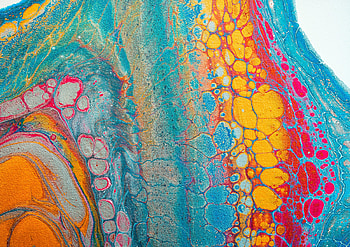 Abstract, Multicolored, Motley, Paint, Stains, Spots, Canvas HD wallpaper