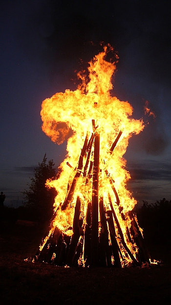 Bonfire, Heater Aesthetic HD phone wallpaper