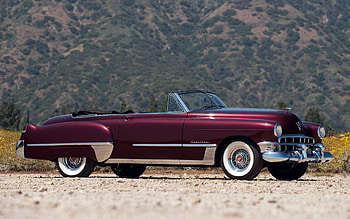 cadillac convertible, american, cadillac, nature, convertible HD wallpaper