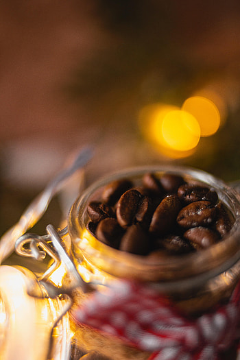 Food, Coffee, Bank, Macro, Jar, Coffee Beans HD phone wallpaper