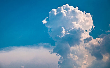 Nature, Sky, Pillar, Post, Volumetric, Cloud, Surround HD wallpaper