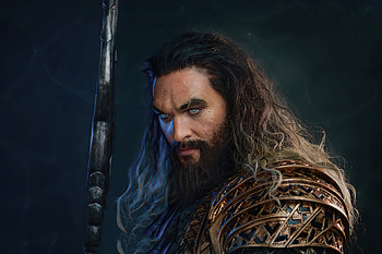 Aquaman Portrait , aquaman, superheroes, artist, artwork, digital-art, artstation HD wallpaper