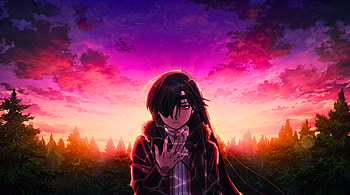 Daemons of The Shadow Realm - Asa, Anime, Sunset, Anime Sunset HD wallpaper