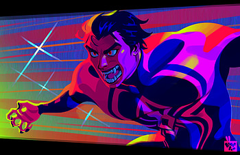 Spider-Man 2099, Miguel O'Hara, movie, Spider-Man: Across the Spider-Verse HD wallpaper