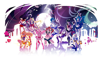 Sailor Moon, Anime, Sailor Scouts, Group HD wallpaper