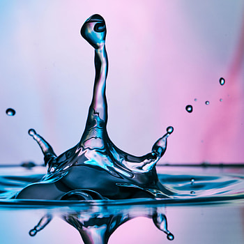 Water, Macro, Spray, Splash, Drop HD phone wallpaper