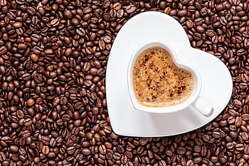 Coffee Art, coffee, beans, artist HD wallpaper