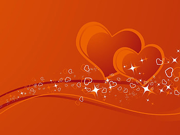 Hearts, Love, Shine, Light, Couple, Pair, Brilliance HD wallpaper