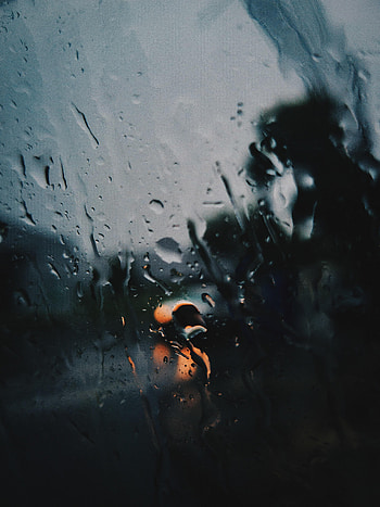 Drops, Dark, Glare, Wet, Glass, Humid HD phone wallpaper