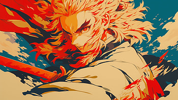 Blazing Spirit: Kyojuro Rengoku, Anime, Demon Slayer: Kimetsu no Yaiba, Kyojuro Rengoku HD wallpaper