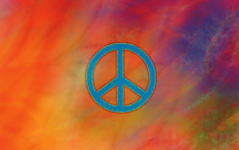 Peace sign, , Background , Digital art HD wallpaper