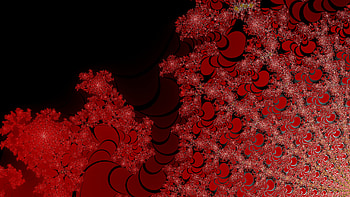 Fractal Art for your - Trippy, black, red, digital, psychedelic, trippy, Abstract, fractal, abstract black, red and black HD wallpaper