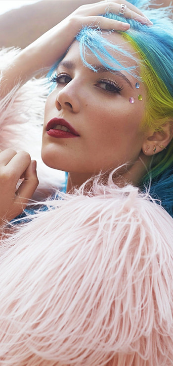 Halsey, Music discovery, Music artist HD phone wallpaper