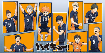 Haikyū!! — Karasuno Crew | Spike | Team Spirit, Anime, Haikyū!! HD wallpaper