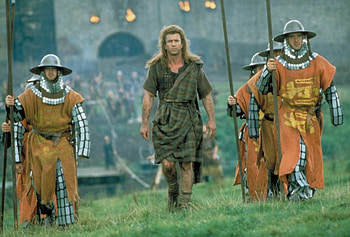 Braveheart, Memorable movie still, Mel Gibson's Braveheart, Unforgettable moments HD wallpaper