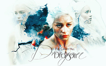Game of Thrones - Daenerys Targaryen, tv show, a song of ice and fire, HBO, , , westeros, GoT, fantastic, medieval, game, khaleesi, entertainment, house, Game of Thrones, Daenerys, stormborn, Targaryen, essos, fantasy, show, thrones, George R R Martin, Emilia Clarke, skyphoenixx1 HD wallpaper