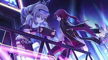 Silver Wolf And Kafka, Silver Wolf (Honkai: Star Rail), Kafka (Honkai: Star Rail), video game, Honkai: Star Rail HD wallpaper