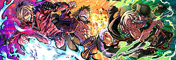 Sanji, Monkey D. Luffy & Roronoa Zoro, Sanji (One Piece), Monkey D. Luffy, Roronoa Zoro, Monster Trio, Anime, One Piece HD wallpaper