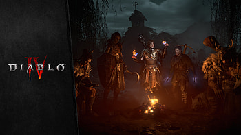 Diablo 4 - Campire, video game, Diablo IV, fantasy HD wallpaper