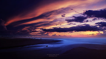 Magical Scenery Sunset, artist, artwork, digital-art, sunset, deviantart HD wallpaper