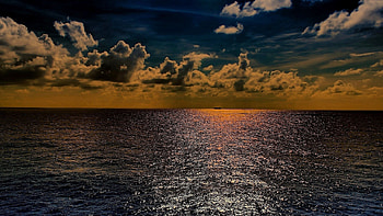 Nature, Sky, Sea, Summer, Horizon, Shine, Light, Handsomely, It's Beautiful HD wallpaper