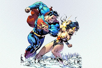 Wonder Woman VS Superman, Diana Prince, Superman, Wonder Woman, Clark Kent HD wallpaper