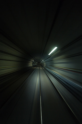 Dark, Traffic, Movement, Speed, Tunnel, Deepening, Recess HD phone wallpaper
