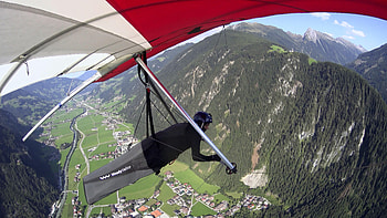 Woody Valley, Hang Gliding HD wallpaper