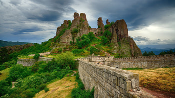Monumental wonder, Bulgarian fortress, Scenic beauty, Traveler's dream HD wallpaper