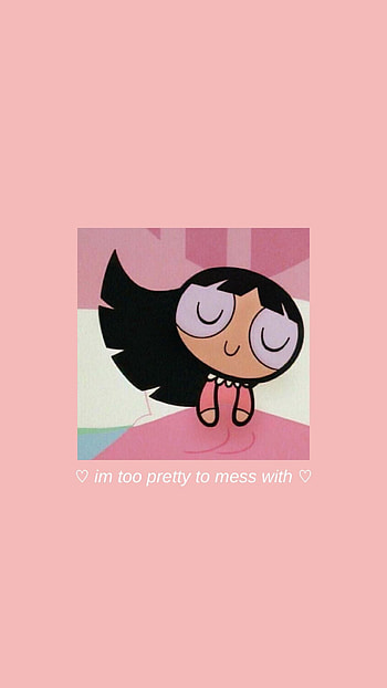 Powerpuff girl, powerpuff, hair, pink HD phone wallpaper