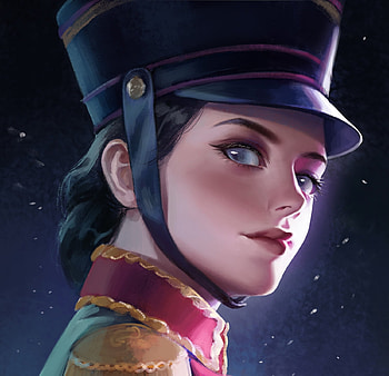 Clara, frumusete, craciun, star academy, girl, fantasy, the nutcracker and the four realms, christmas, face, luminos, hat HD wallpaper