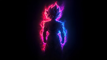 Goku Super Saiyan The Ultimate Warrior, goku, anime, artwork, digital-art, art, deviantart, dark, black, ai, artist HD wallpaper