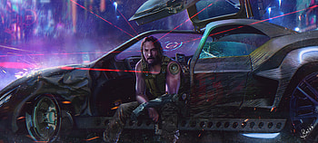 Cyberpunk 2077, Keanu Reeves, video game, 2019 HD wallpaper