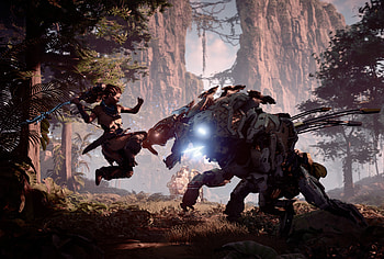 Horizon Zero Dawn Attack , horizon-zero-dawn, games, pc-games, xbox-games, ps-games, 2018-games HD wallpaper