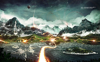 all conected, conected, abstract HD wallpaper